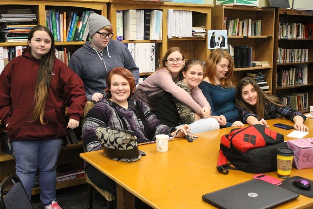 South Whidbey Academy students Nicole Loff