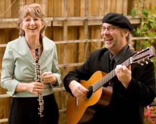 Oboist Nancy Rumbel and guitarist Eric Tingstad return to WICA for their “Twelfth Night” concert
