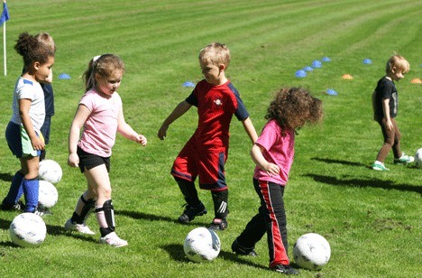 Future soccer stars Taylor Pitts