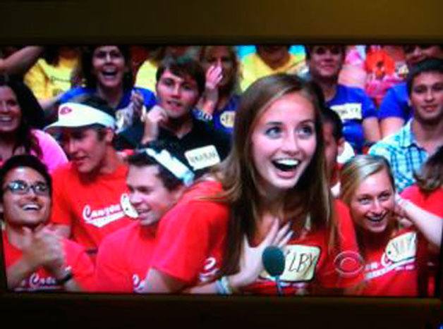 Shelby McDaniel of Langley is in shock after getting the call to be a contestant on “The Price is Right.”