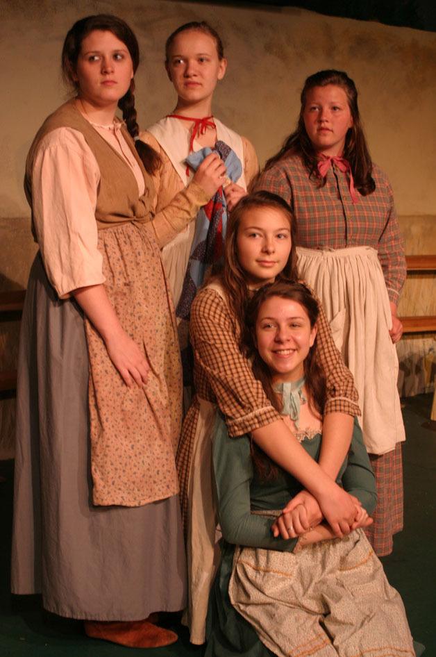 Clockwise from left are Joelle Anthony