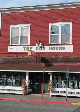 The Dog House Tavern sits empty and unused on First Street during a recent sunny day in Langley. Development may be coming after a meeting between its owners and city leaders.
