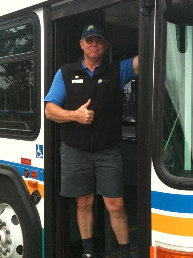 Mark Vance of Island Transit is the winner of the local 2011 Bus Roadeo.