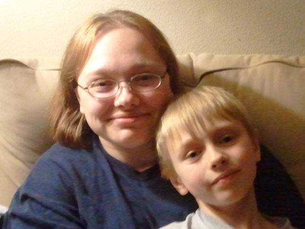Catherine Ball and her son Luke are the Volunteers of the Month for November at the Family Resource Center.