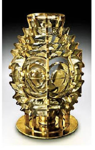 The Bulls Eye fourth order Fresnel lens at Admiralty Head Lighthouse is an ingenious device of prisms and mirrors. It could focus a small oil flame so brightly it could be seen by ships at sea 16 miles away