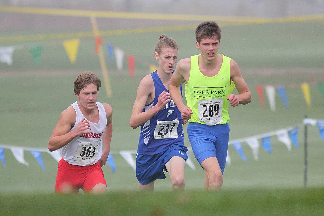 Erin Simms photo                                South Whidbey sophomore Callahan Yale finished 44th overall at the Class 1A cross country state championships on Nov. 5 in Pasco.