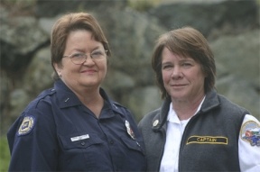 Hometown Heroes Connie Shields-Stolcis and Irene Bullock are ready to help no matter what time it is.
