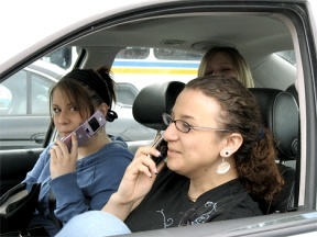 South Enders Blair Brown and Sahara Colman don't have a problem with the new law forbidding drivers to use cell phones