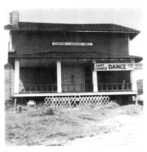 A “Last Chance Dance” was held in 1965 before the old Clinton Progressive Hall was torn down and rebuilt.