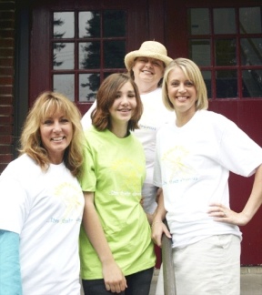 Soroptimists International of South Whidbey camp organizers stand with a daycamp participant. Pictured from left: Kim Allen