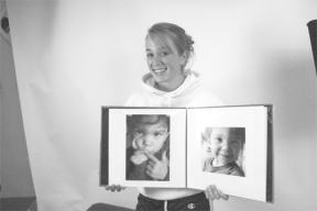 Advanced photography student Courtney Dettrich.