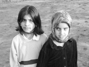These Iraqi girls live in former apartments of the families of Saddam’s guard.
