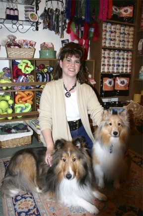 Karen Shetler opened a new pet boutique at Langley Village. Shetler is the owner
