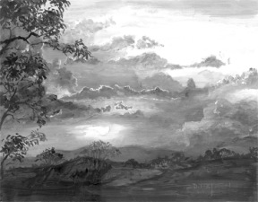 “Glorious Sunrise” watercolor by artist and 10 year breast cancer survivor Deon Matzen