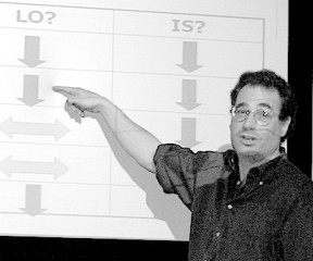 Michael Shuman speaks to a South Whidbey audience about the benefits of supporting a strong