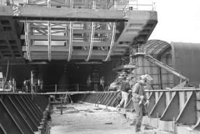 Nichols Brothers Boat Builders employees Tyler Reid