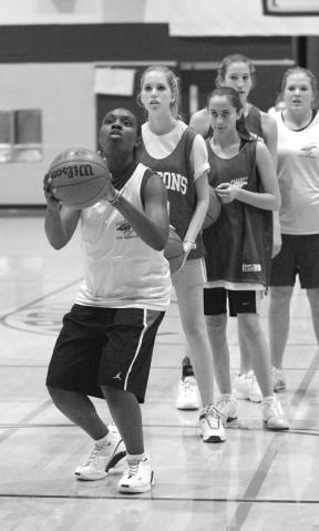 Moving up to junior varsity after spending last season on the C squad