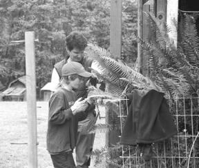 Langley resident Scott Connor and his son