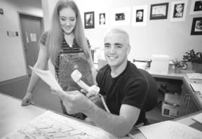 With the help of schoolmate Katie Riggs