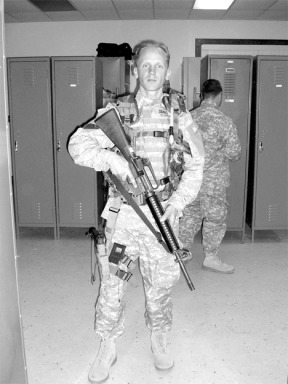 Navy Lt. Cmdr. Matt Simms of Langley is currently serving a one-year tour in Iraq. But the well-known local runner will continue to compete in long-distance events.