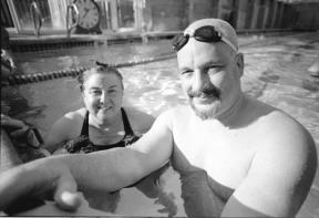Dan Gregory and Kate Sutherland came away from last month’s national masters swim meet with top placings and