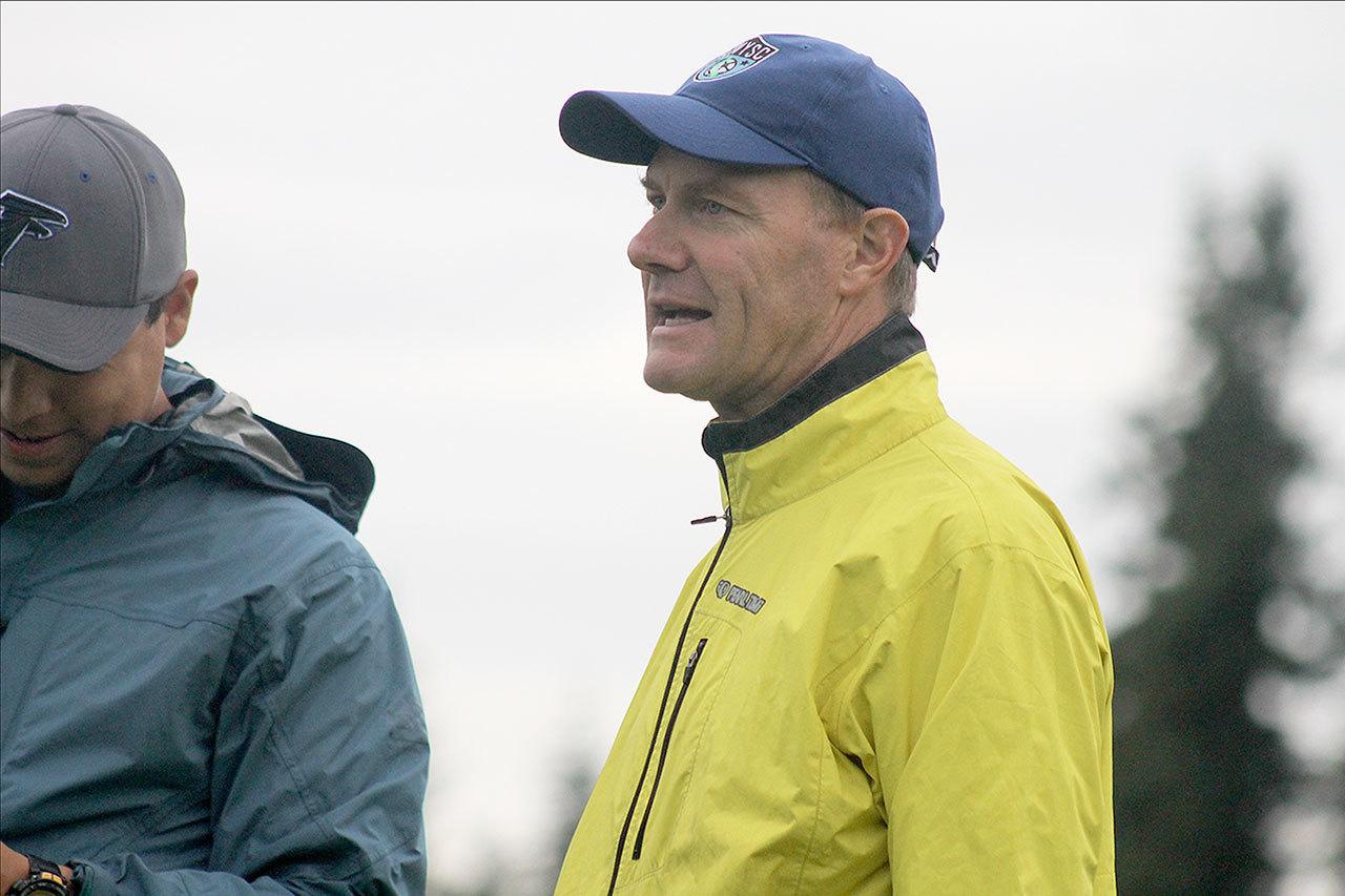 Evan Thompson / The Record                                South Whidbey girls soccer coach Brian McCleary has resigned after two seasons. He is the second coach to do so in a week, following football coach Michael Coe’s recent resignation.