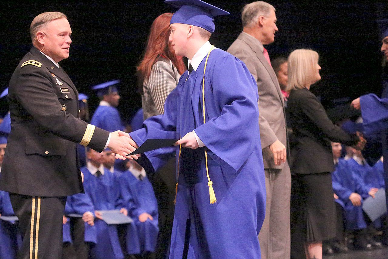 Whidbey Island teens graduate from Washington Youth Academy