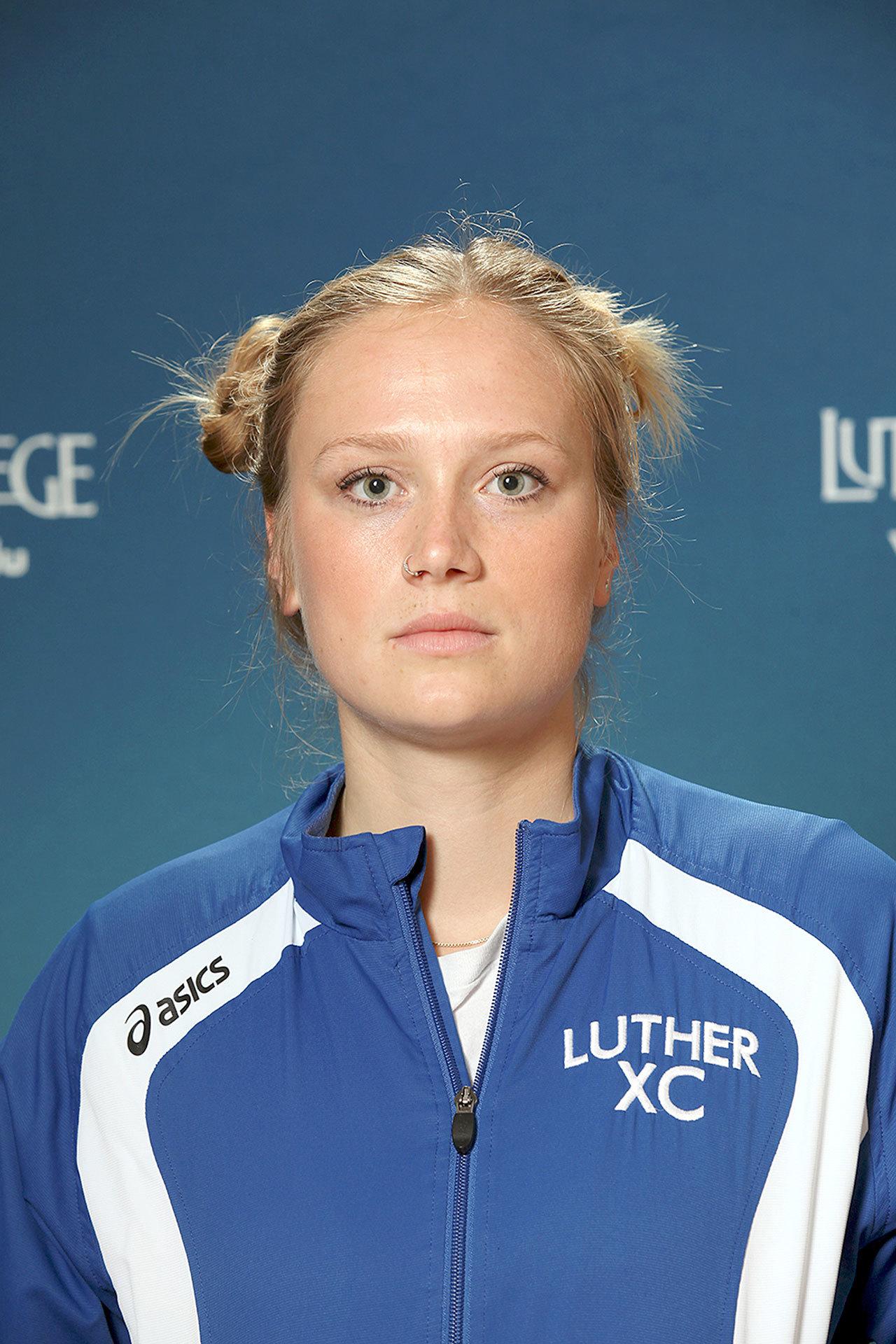 Contributed photo                                Nora Felt, a 2013 graduate of South Whidbey High School, earned a varsity letter as a senior on Luther College&rsquo;s women&rsquo;s cross country team.