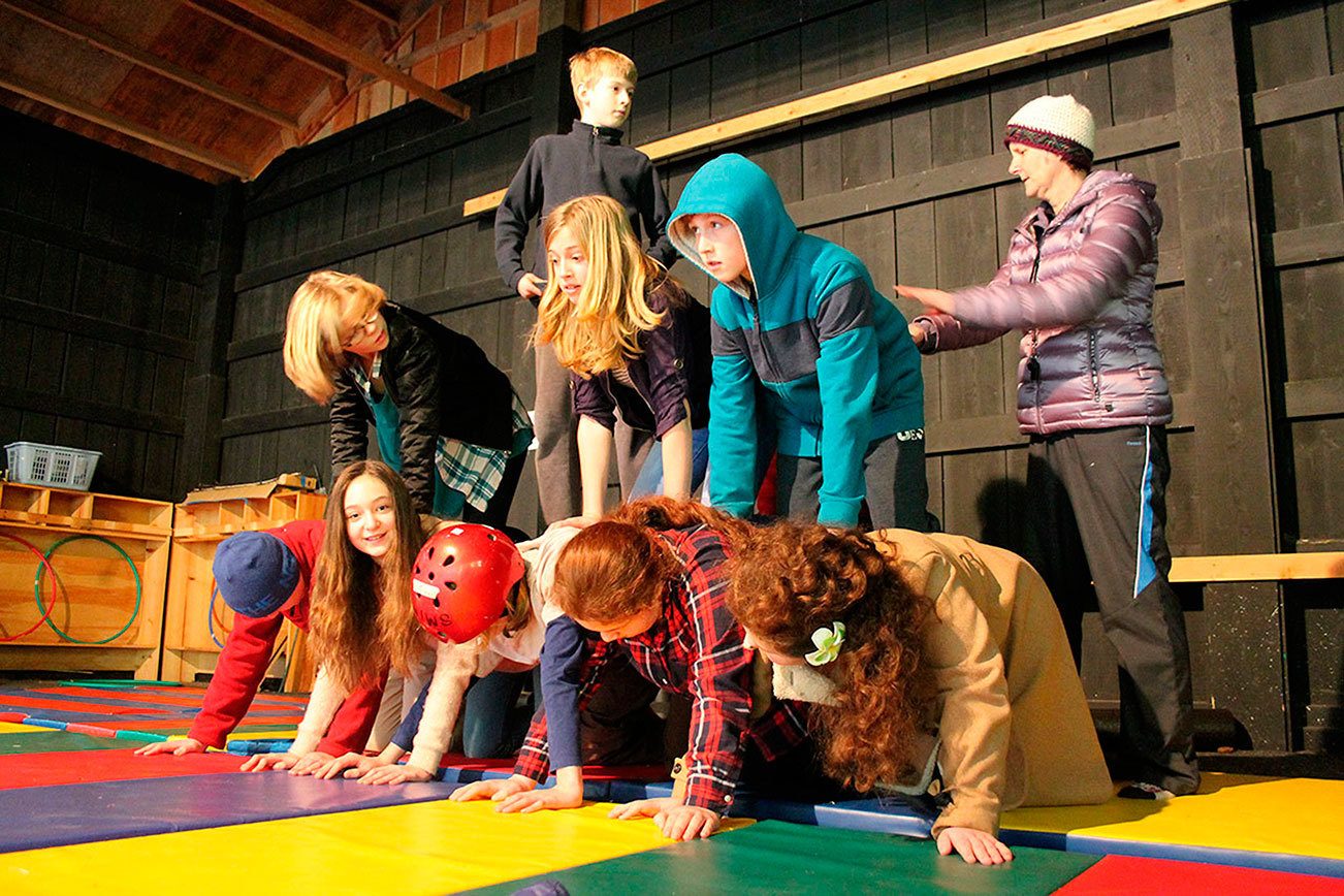 Whidbey Island Waldorf students form a circus of their own