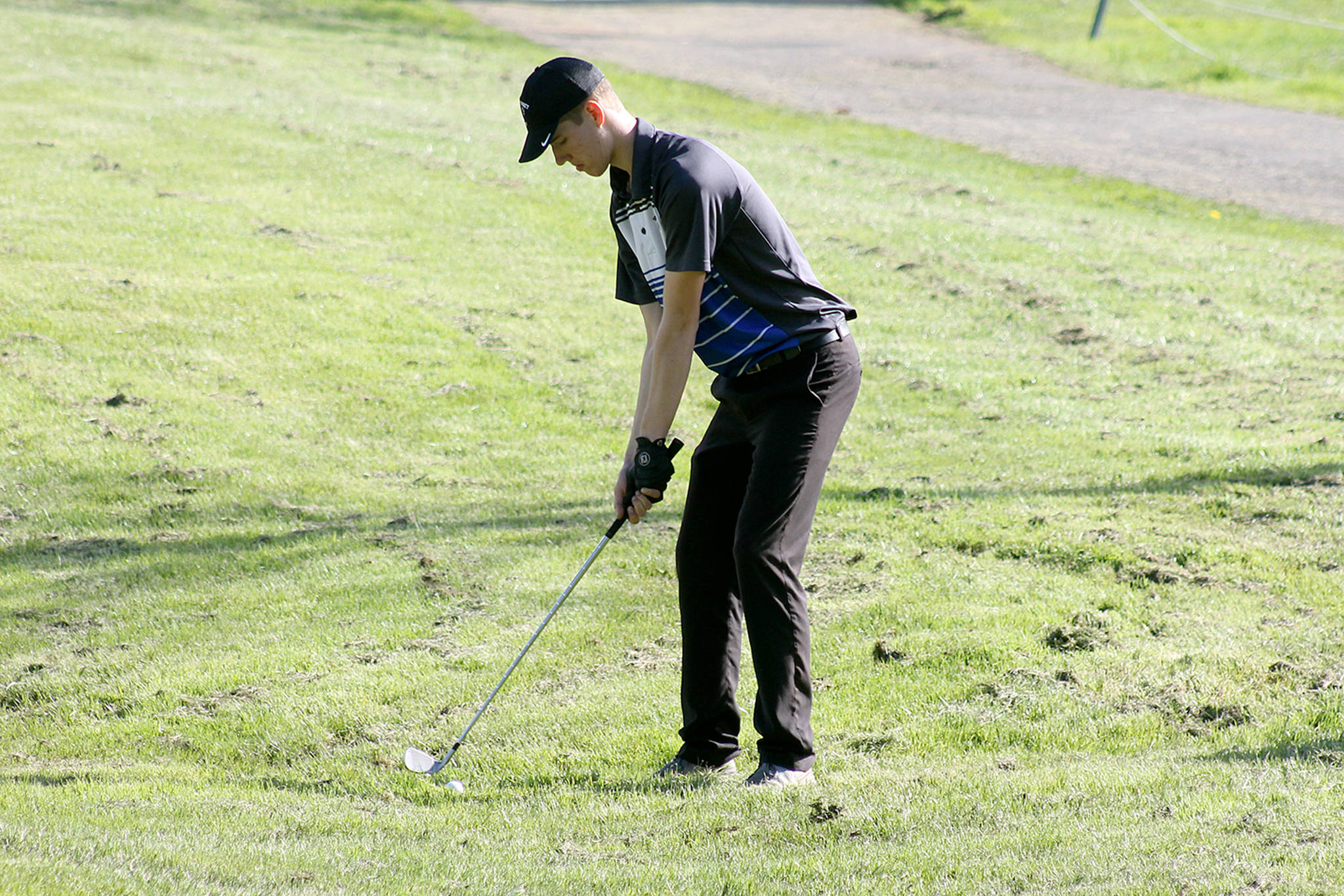 Boys golf wins home match, secures second place in league