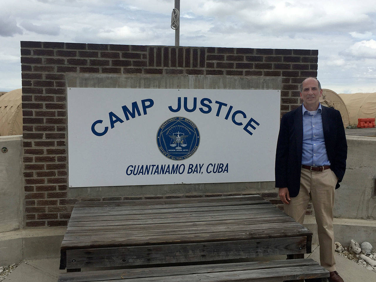 Contributed photo &mdash; Island County Prosecutor Greg Banks recent visited the infamous naval base Guantanamo Bay in Cuba.