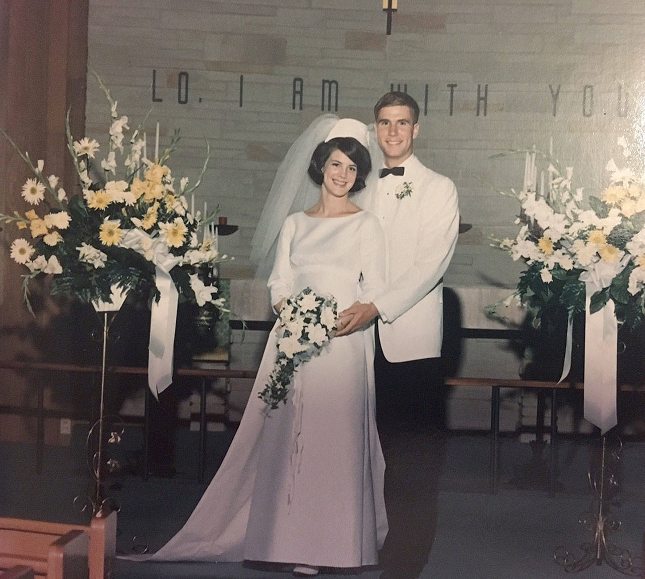 Contributed photo &mdash; Mark and Nancy Allison of Freeland were married in 1967. They&rsquo;ll be celebrating their 50th wedding anniversary this weekend.