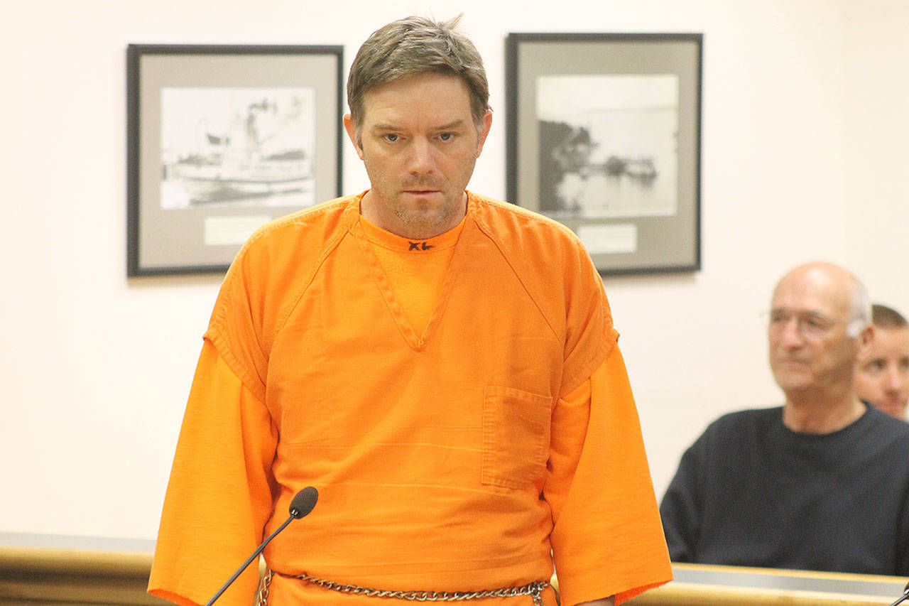 Evan Thompson / The Record — Blake Fountain’s arraignment for a charge of first-degree arson was postponed by a week at the request of his attorney, Craig Platt.