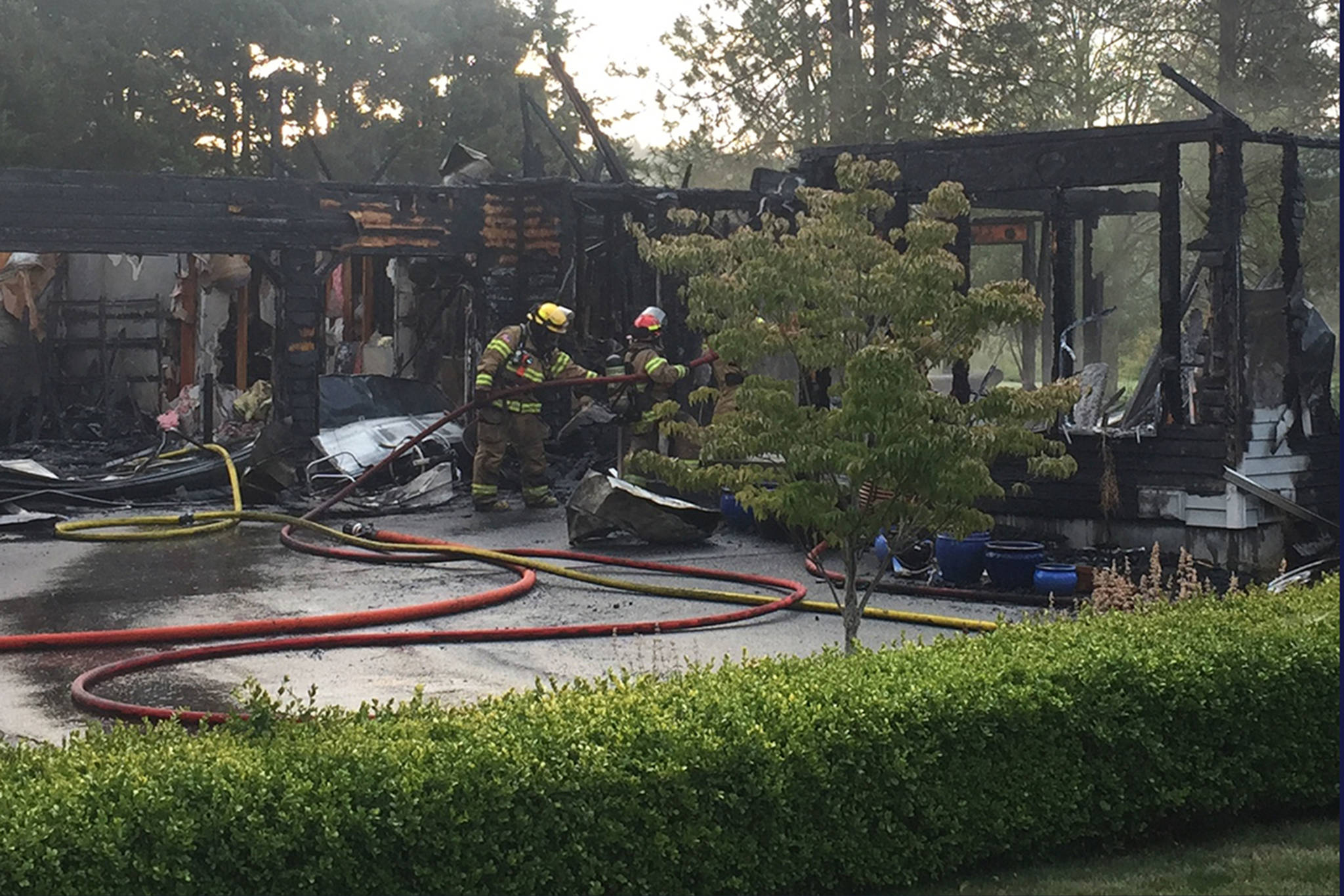 Fire claims another Useless Bay Colony home
