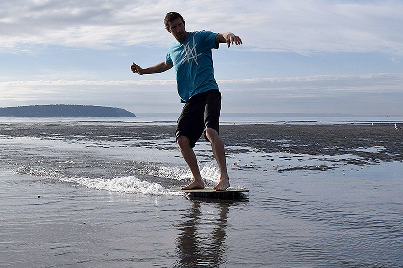 Riding the glide with South Whidbey skimboard masters