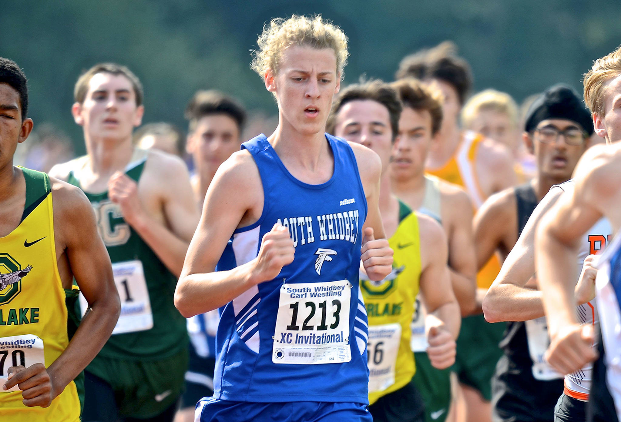 Several Falcons place in top 25 at home meet