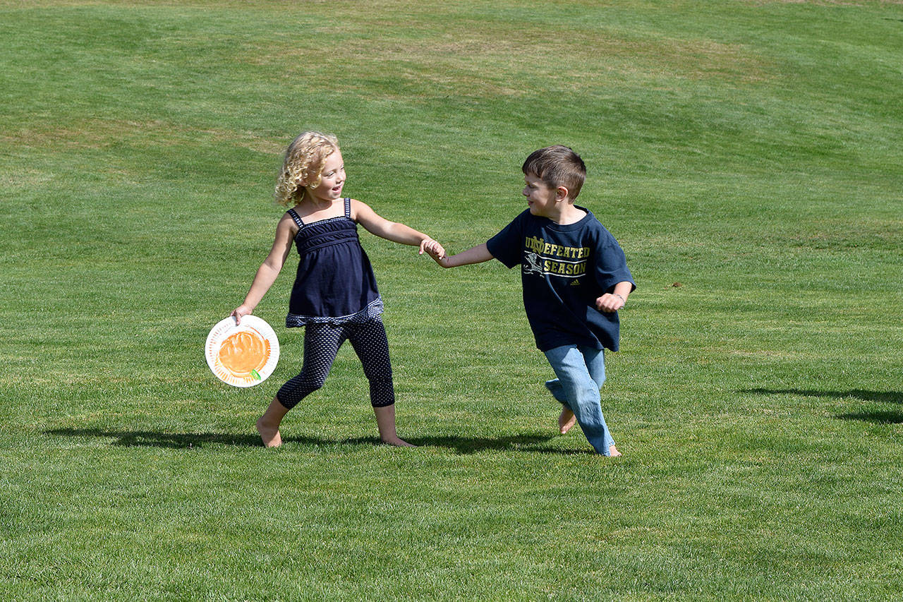 Kyle Jensen / The Record — This year’s Children’s Day Festival brought out hundred of young families. While pony rides and bounce houses were the highlights for many, some enjoyed the little things.