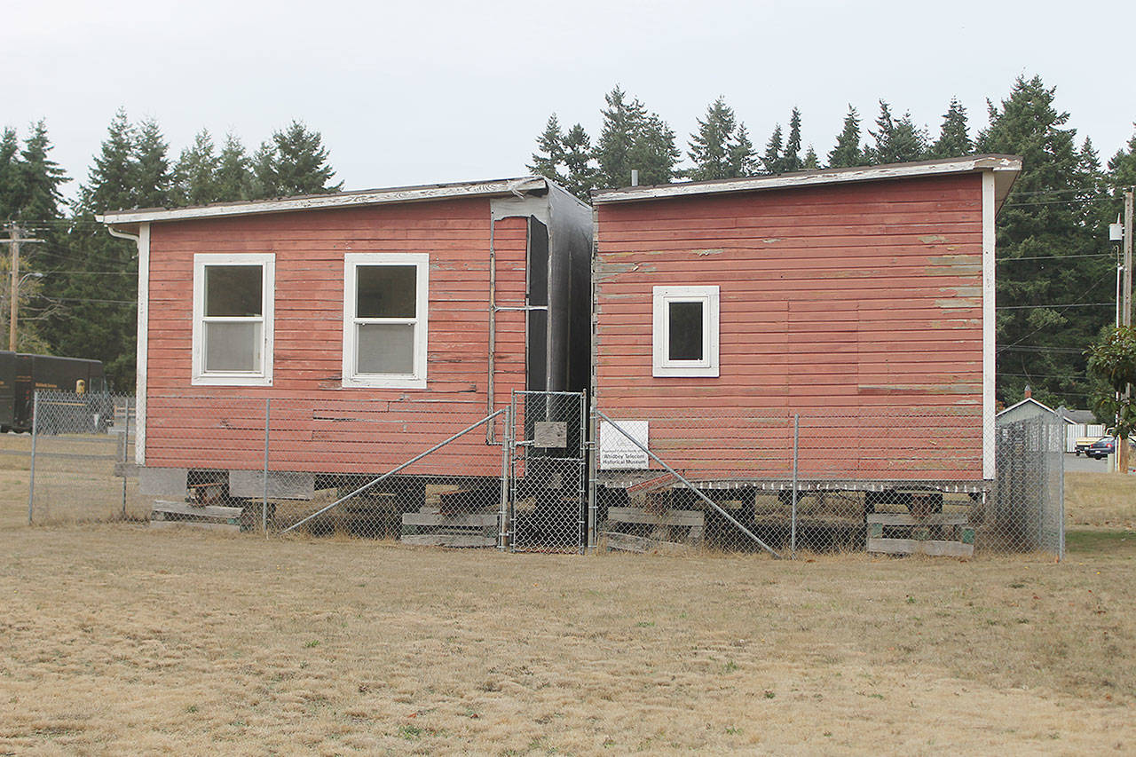 Evan Thompson / The Record &mdash; The &ldquo;Little Red Building&rdquo; has been on the corner of Third Street and DeBruyn Avenue for the past nine years as plans to move it have stalled.