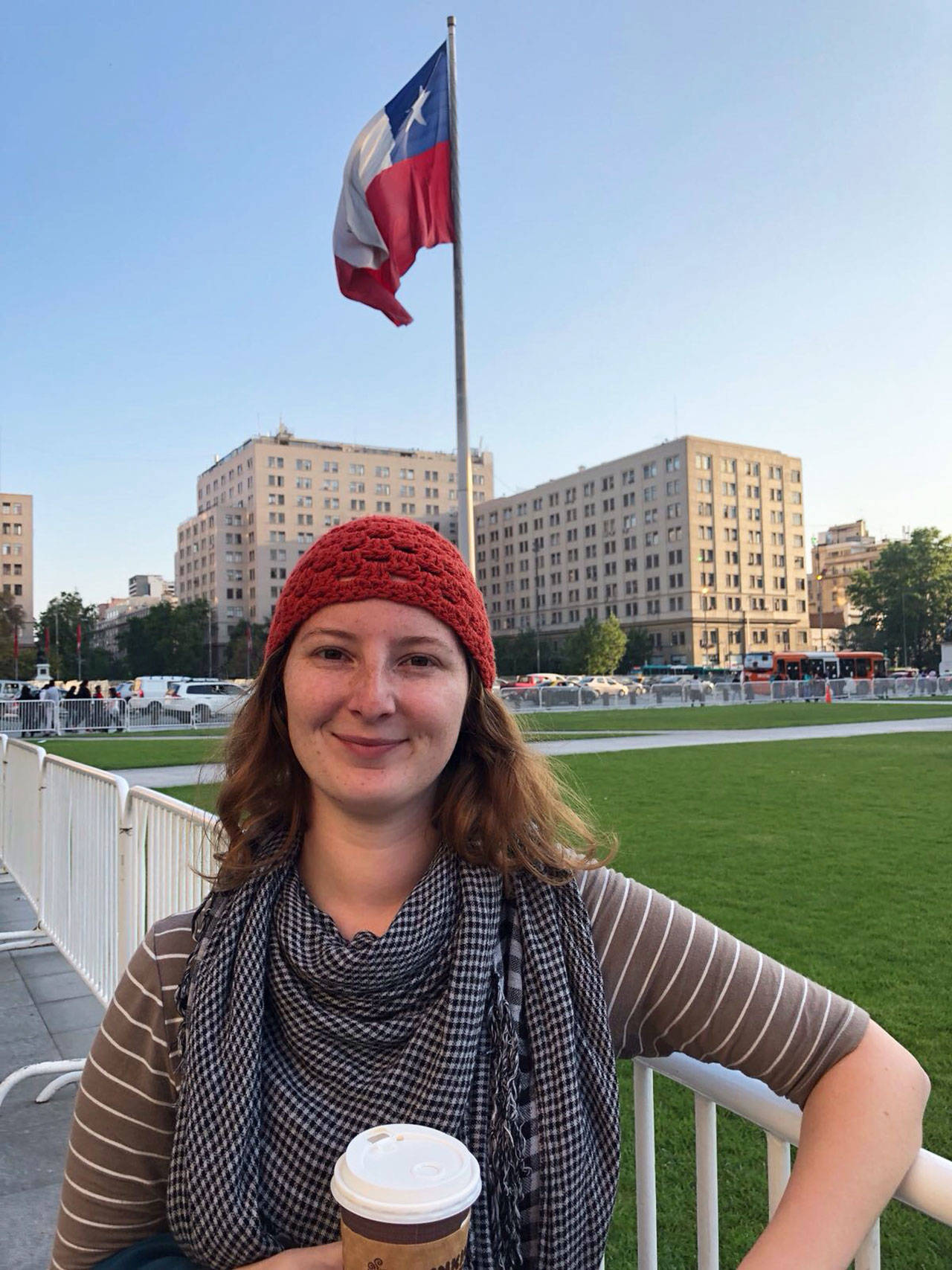 Contributed image &mdash; Angelica Janda this month earned a master&rsquo;s degree in philosophy from Pontifical Catholic University of Valparaíso in Chile.