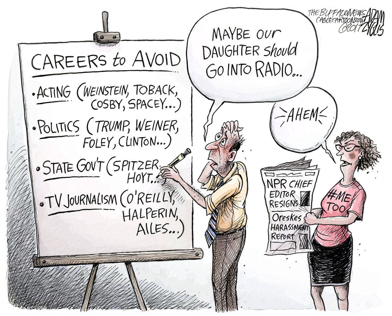 Today’s cartoon for Saturday, Nov. 4, 2017