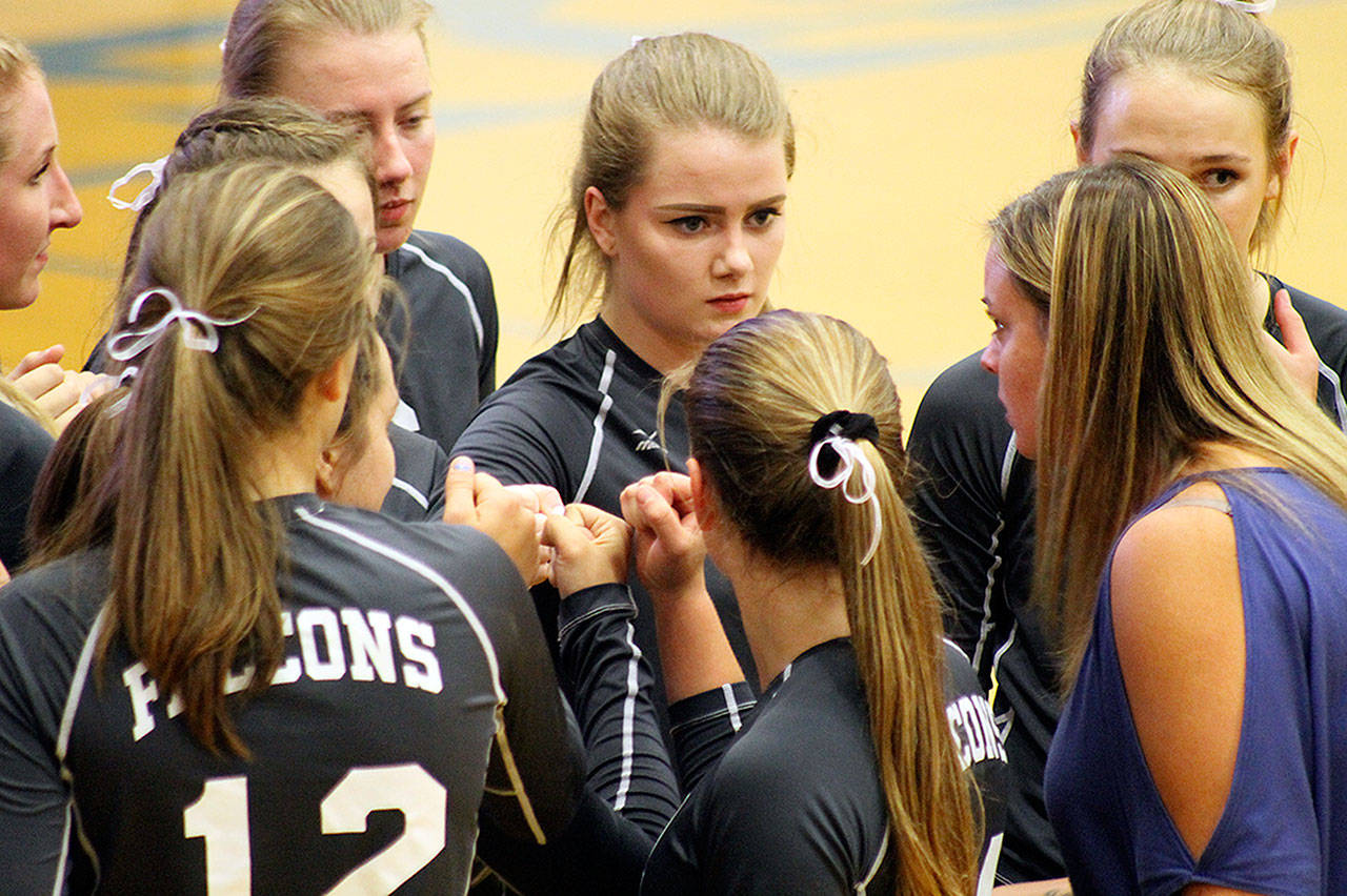 Record file — South Whidbey’s volleyball team was unable to claim a medal at the class 1A state volleyball championships this past weekend.