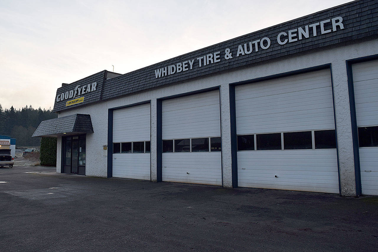 Kyle Jensen / The Record — Whidbey Tire & Auto owner Dana Gildersleeve is retiring after serving South Whidbey for nearly 40 years.