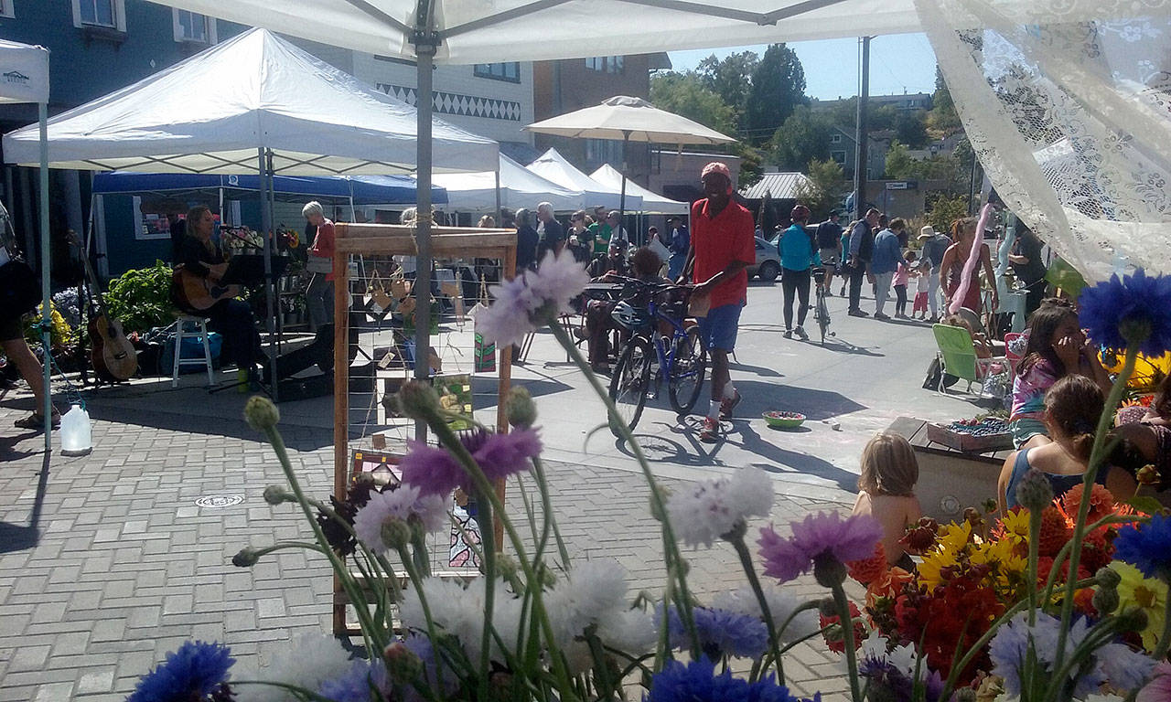 Langleys Second Street will no longer be closed to vehicles Friday afternoons for the farmers market. Its been moved to a bigger location. Photo provided