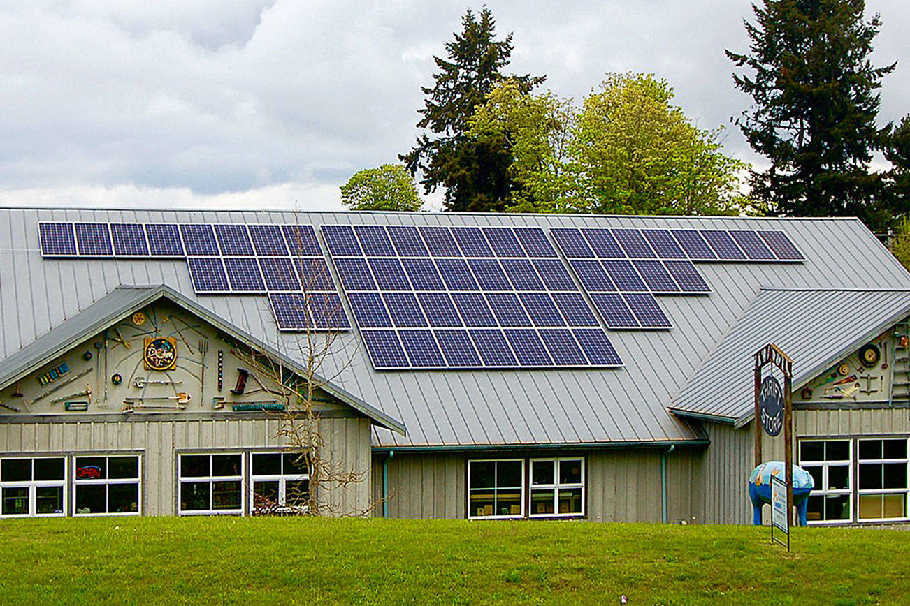 Here comes the sun: Freeland thrift store goes solar