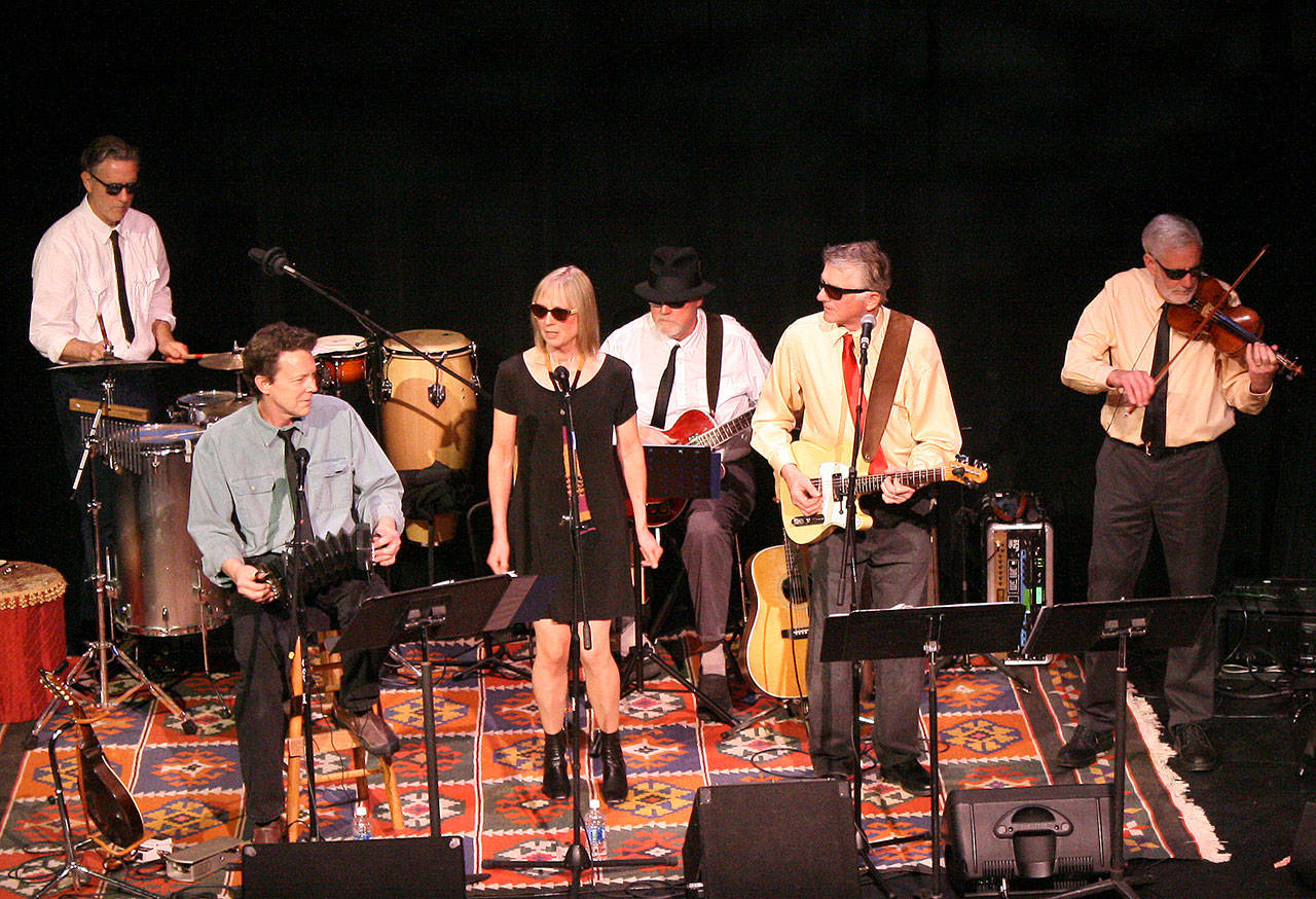The Heggenes Valley Boys, comprised of Joe Jeszeck, Russel Link, Ed Fickbohm, Kathy Link, Bill Currie and Randy Hudson are crowd favorites at the annual Locals for Local Anniversary Concerts, which are fundraisers for a local artists series at WICA. Photo provided.