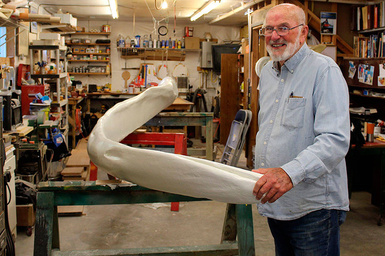 Woodworker completes a whale of a repair job
