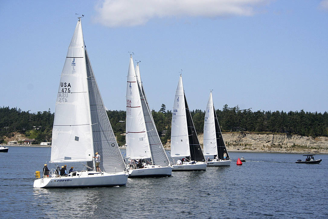 Racing this summer began at noon Thursday, July 19. This year, over 60 boats participated in the Whidbey Island Race Week.