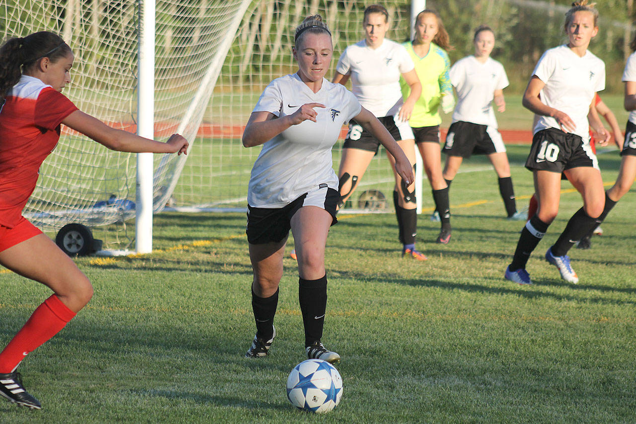 Maddy Drye is the only returning senior on the South Whidbey soccer team this fall. (File photo)