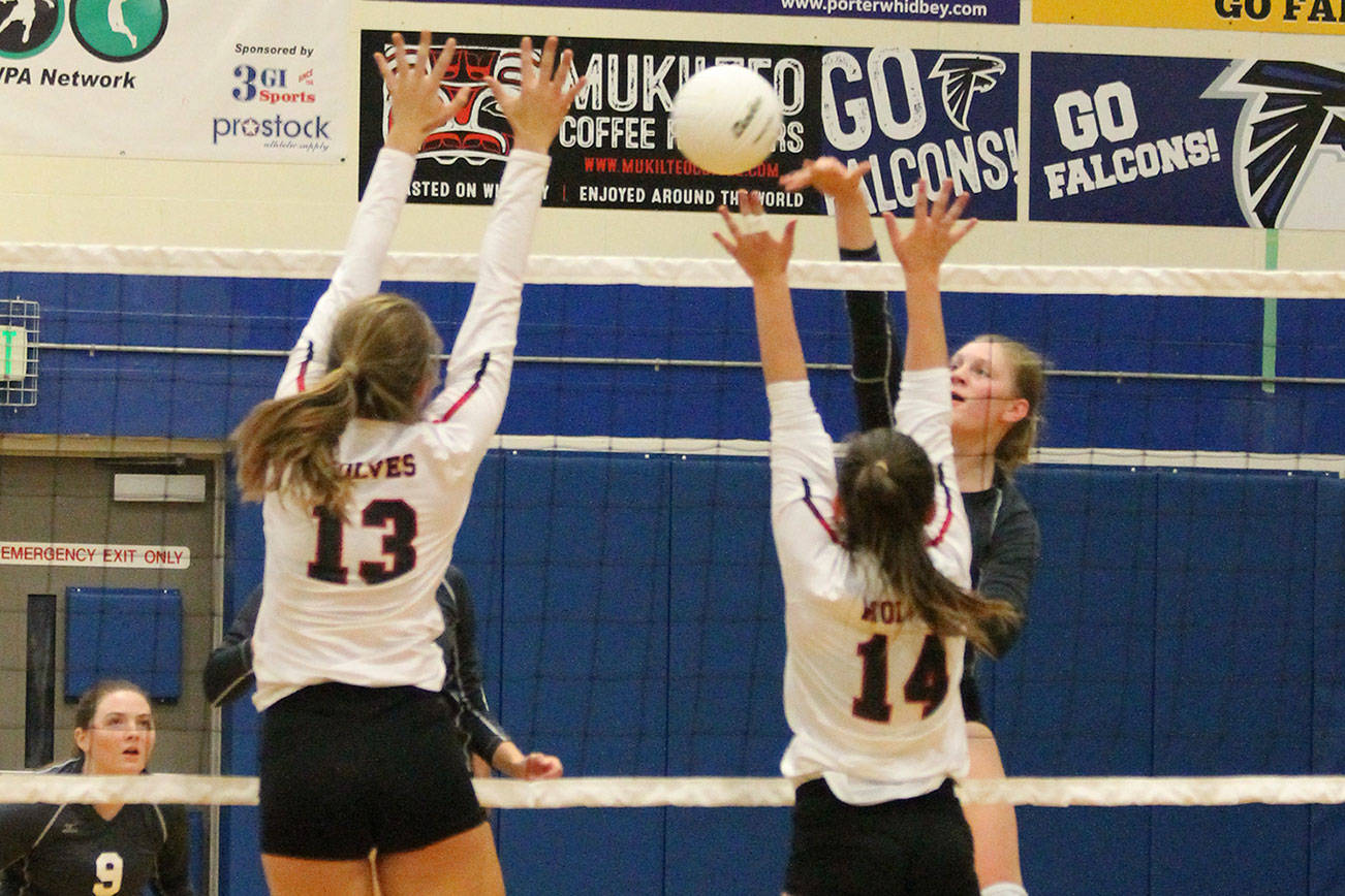 Coupeville hands Falcons their 1st loss / Volleyball