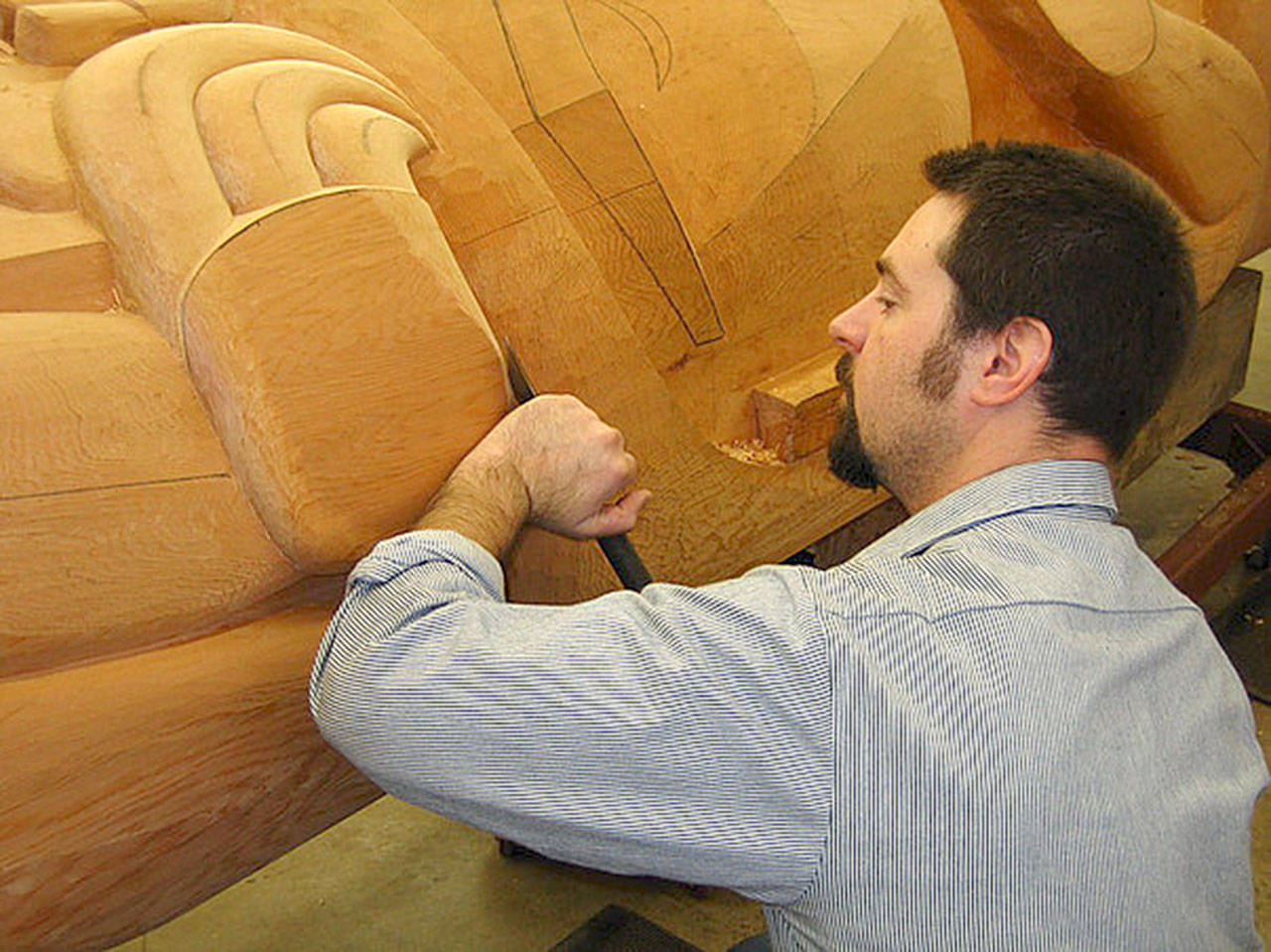 Nathan Gilles will discuss Northwest Native art this Thursday at the monthly meeting of Fishin’ Club Whidbey Island.(Photo provided)